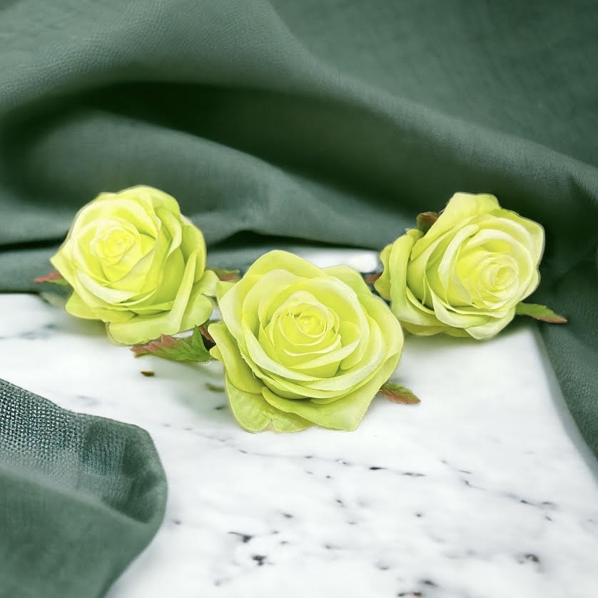 sztuczna róża zielona