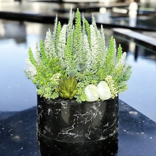 Stroik na cmentarz z wrzosów 