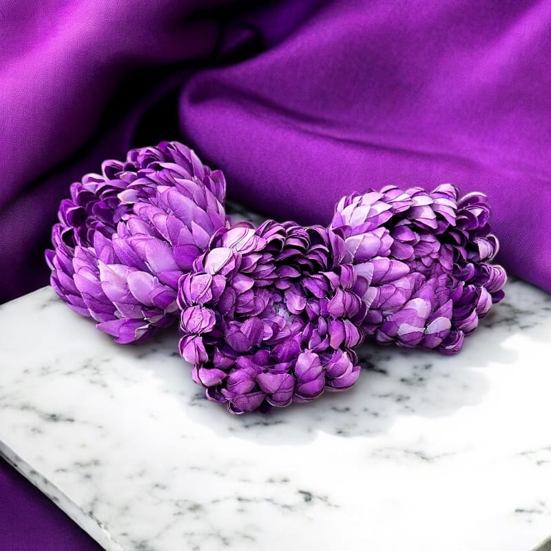 sztuczna chryzantema fioletowa