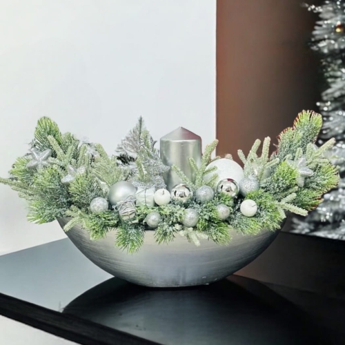 Stroik świąteczny bożonarodzeniowy