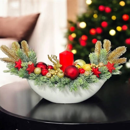 Stroik świąteczny bożonarodzeniowy 