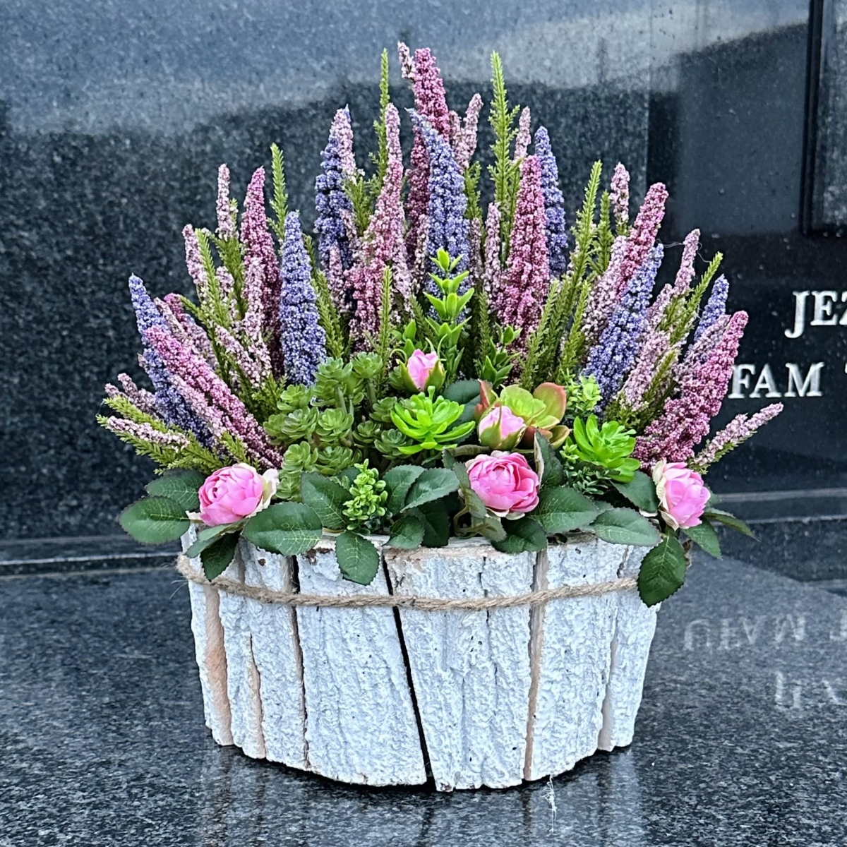 stroik na cmentarz z wrzosów