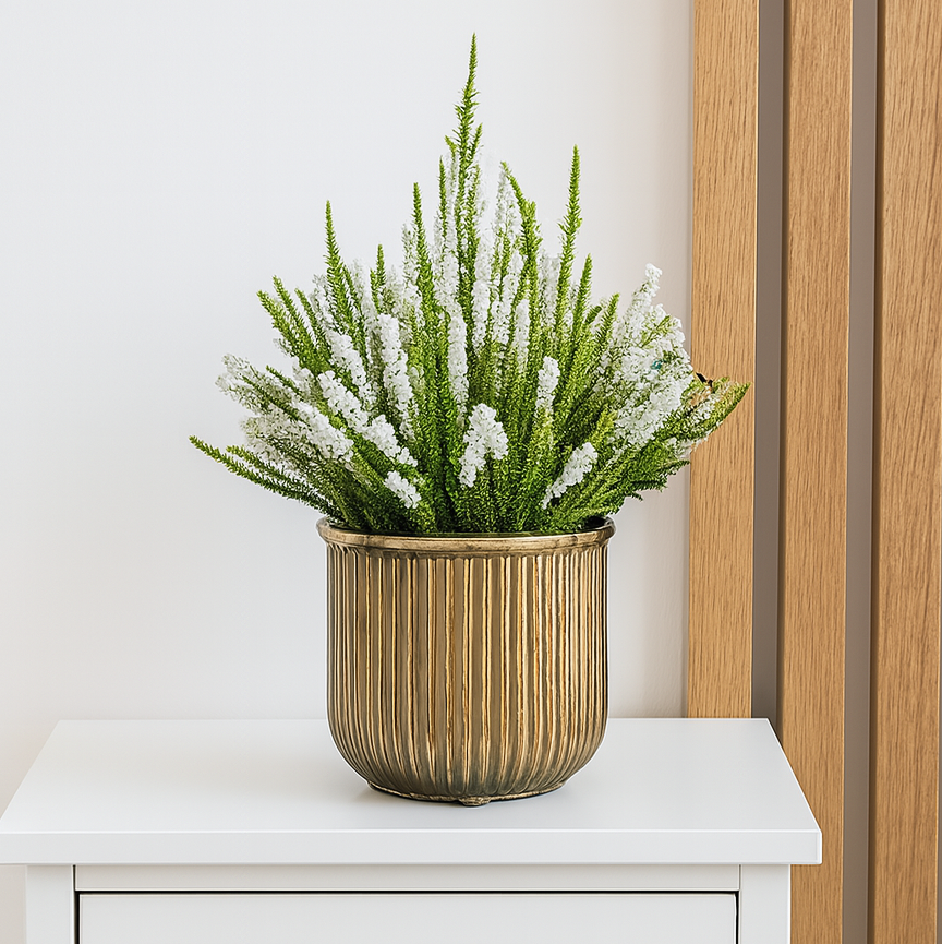 sztuczne wrzosy, kompozycja z wrzosów