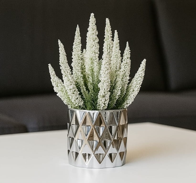 sztuczne wrzosy, kompozycja z wrzosów