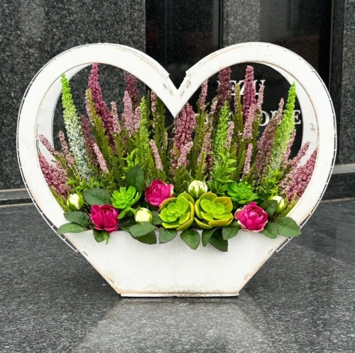 Stroik na cmentarz z wrzosów 