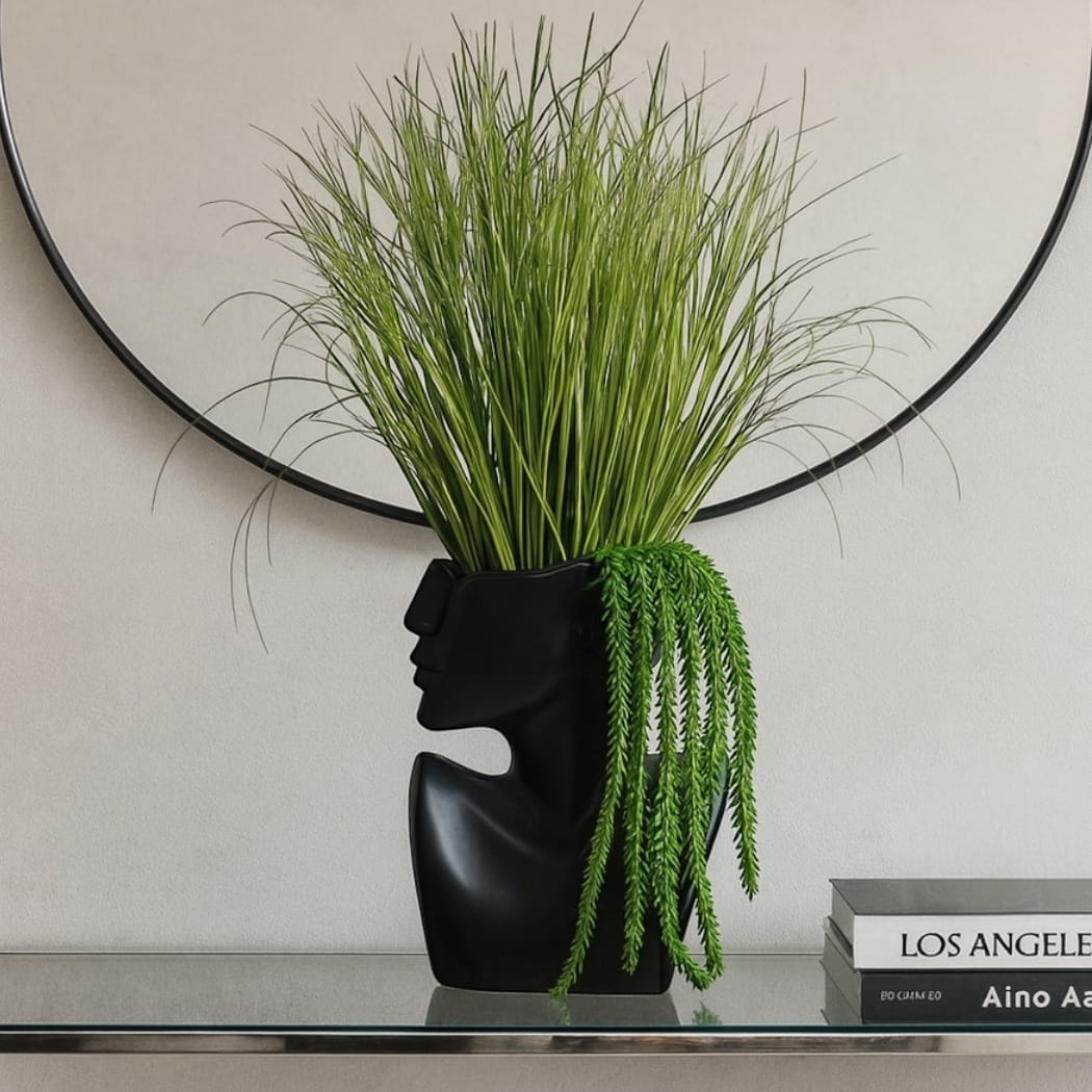 Sztuczna trawa w donicy