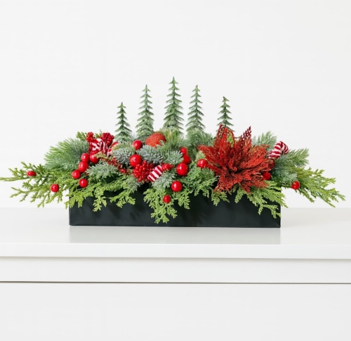 Stroik świąteczny na cmentarz    