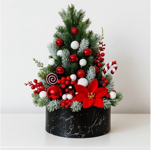 Stroik świąteczny na cmentarz 