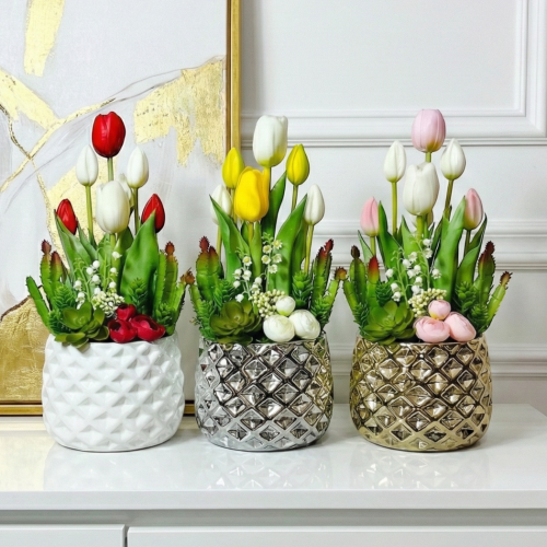 Silikonowe tulipany