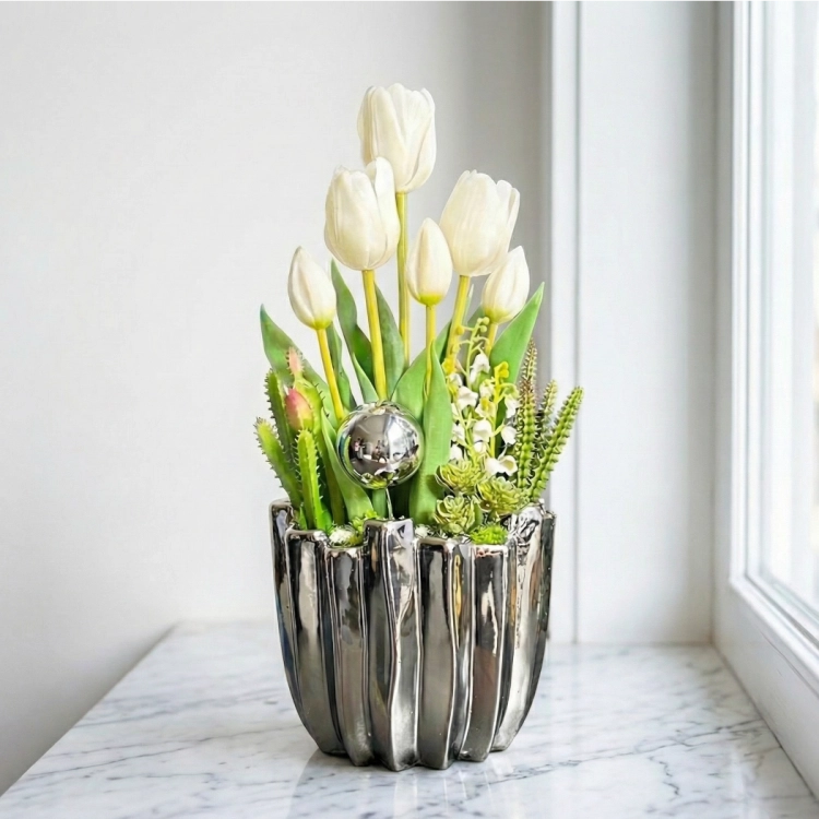 Silikonowe tulipany