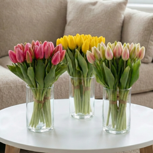 Silikonowe tulipany