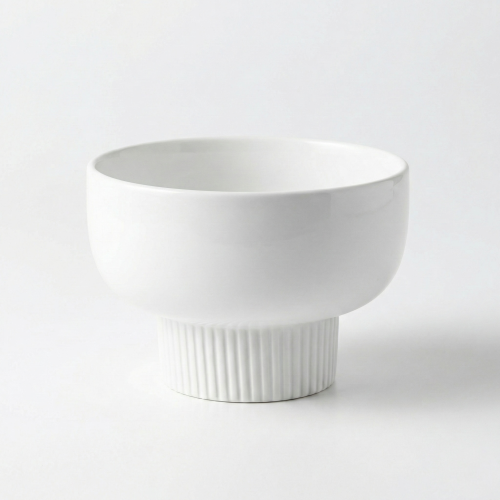 Doniczka ceramiczna biała