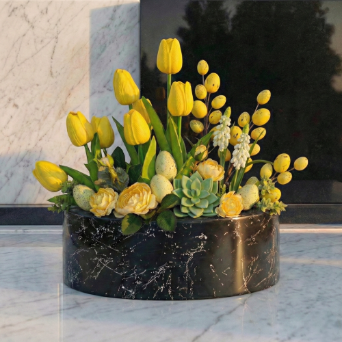 Stroik wielkanocny na cmentarz