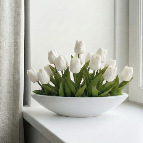 Kompozycja z tulipany doniczce  