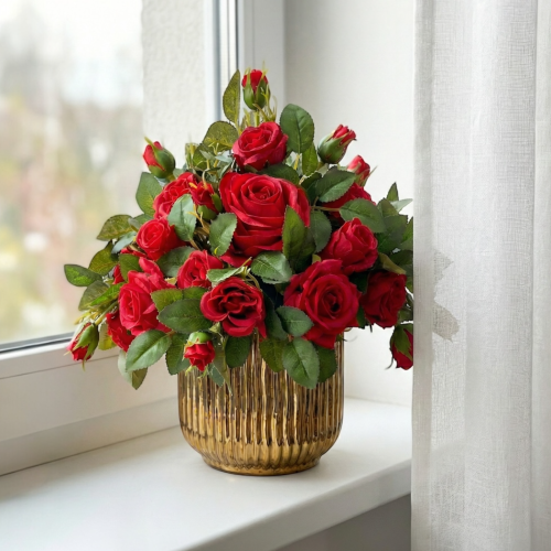 Kompozycja kwiatowa w doniczce