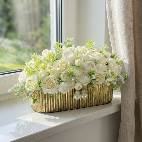 Kompozycja kwiatowa w  doniczce