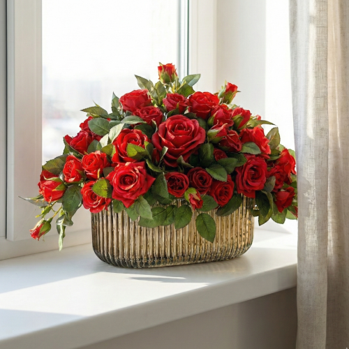 Kompozycja kwiatowa w doniczce