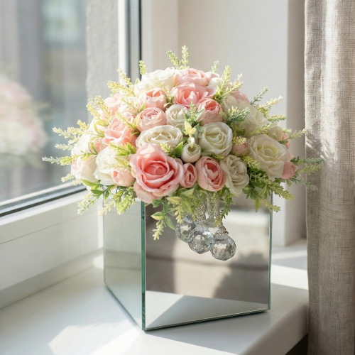 Kompozycja kwiatowa w donica