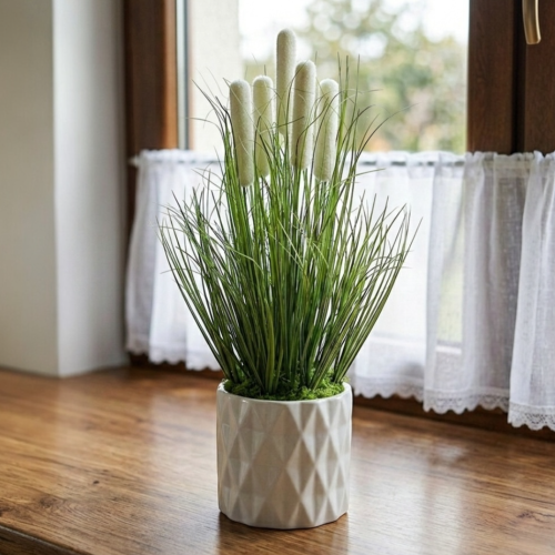 Sztuczna trawa w donicy 