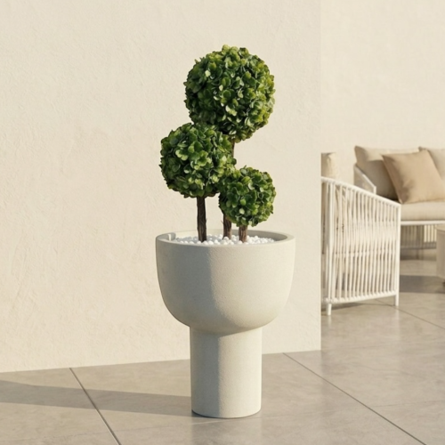 Sztuczny bukszpan w donicy 