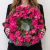 Wianek na drzwi, pelargonia