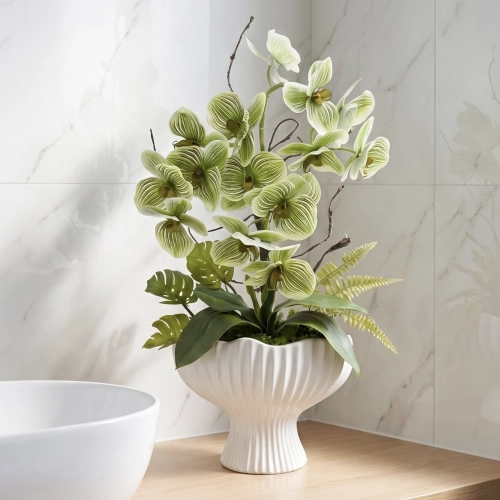 Sztuczna storczyk w doniczce 